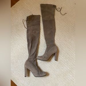 Stuart Weiztman High Suede Knee Boots! Good Condition!! Size 39EU, 9US